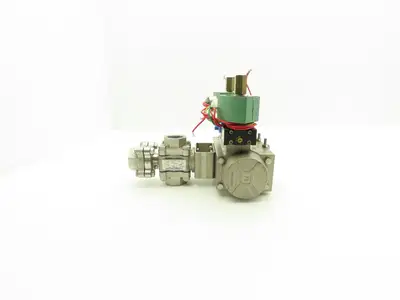 Ferguson Asco 80DA0375 27BC Pneumatic Valve Actuator 3 Way 116psi 120VAC 1" NPT