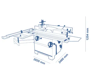 SCM minimax lab 300p Combination Machine (1-Phase)