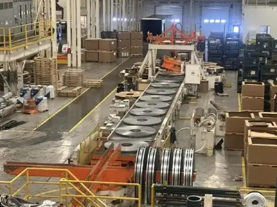72” x .135” x 65,000 lb Stamco Single Loop Slitting Line