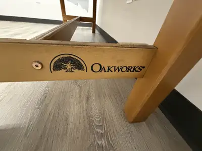 Used Oakworks Wooden Treatment Table with Adjustable Backrest Tables/Stretchers/Gurneys Texas US | PT Medical Technologies #1458576