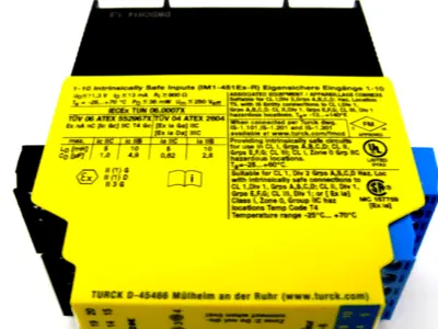 NEW TURCK IM1-451EX-R ISOLATING SWITCHING AMPLIFIER IM1451EXR