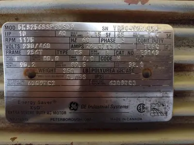 USED GENERAL ELECTRIC 5KS256SSP305D9
