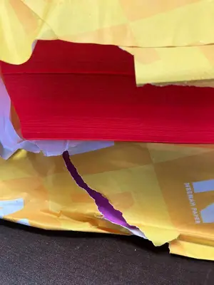 Astrobrights Purple and Red Paper