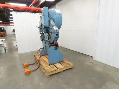 Buffalo 1/2 Mechanical Iron Worker UIW 50 Ton 3 HP 460V Shear Punch Cutter