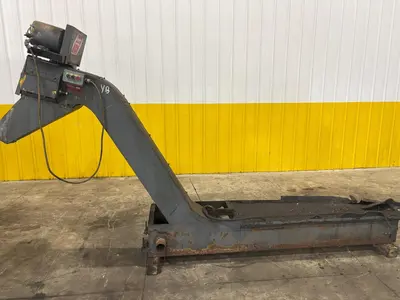 JORGENSEN INCLINED CHIP CONVEYOR: STOCK 22284