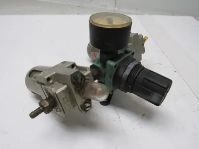 SMC AF20-N01-CZ & Al2000-N01-3C Filter Regulator Lubricator 1/8" NPT Ports