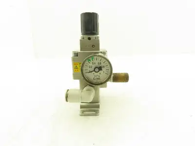 SMC VEX1333-02-BG Pneumatic Air Power Valve Precision Regulator 145psi w/Gauge