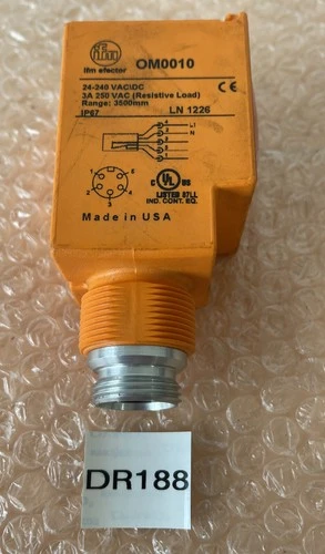 Used IFM OM0100 Sensors Indiana US | J&J Industrial Supply #523313