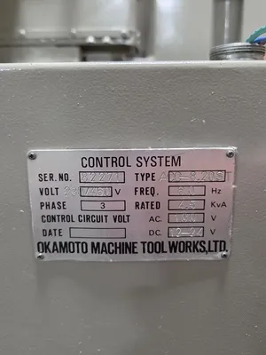 Used 2006 OKAMOTO Grind-X ACC-8-20ST Rotary Surface Grinders Kentucky US | Machinery Central #1421753