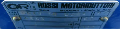 NEW ROSSI MR1V-50-U02A GEAR REDUCER MR1V50U02A