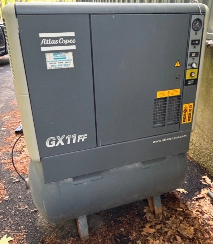 Used ATLAS COPCO GX11 FF Rotary Screw & Sliding Vane Air Compressors Massachusetts US | ARC Equipment Corp #1284074