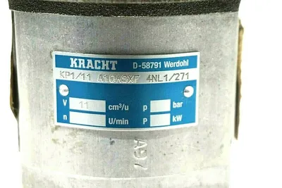NEW KRACHT KP1/5,5 010UX0A 4NL/271 PUMP KP1/11 A10ASXF 4NL1/271