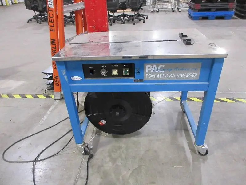 PAC STRAPPING MACHINE WITH  STRAPPING