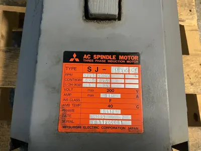 Used 1993 MITSUBISHI ELECTRIC CO. SJ 11 AW5Z CM Motors (misc) Ohio US | HGR 24 #1309303