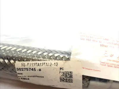 New | in-Stock Swagelok Stainless Steel Flexible Hose 3/4" x 12" Hoses Michigan US | Maverick Industrial Sales #1400985