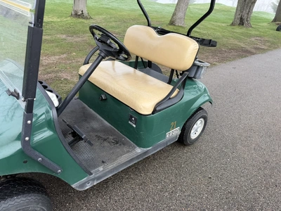 (1) 2015 E-Z-Go golf cart with a Kawasaki gas engine, includes Club Clear club and ball washer, Club...