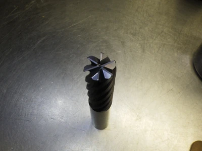 Kyocera / SGS 1" 6 Flute Carbide Cr Endmill 1" Shank .06" R 35159 (LOC1976A)