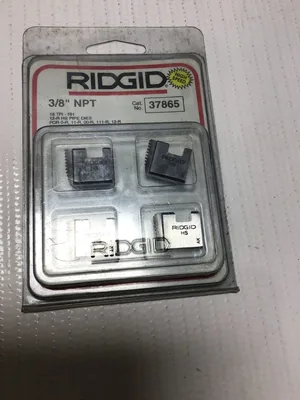 Ridgid 37865 HS Pipe Dies 3/8″ NPT 18 TPI-RH For 0R/11R/00R/111-R/12R/30A/31A Threaders