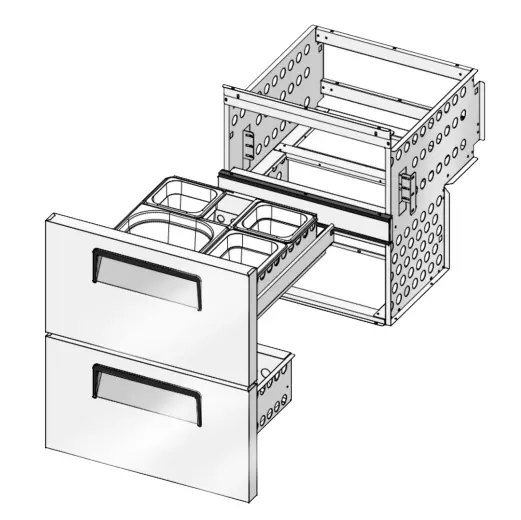 New | in-Stock Atosa New Atosa MSF3610227A00 Drawer Cartridge for MSF3610GR/3615GR & MGF36RGR Prep Tables Food, Restaurant, & Bakery Parts & Accessories Illinois US | Falcon Restaurant Supply #1375358
