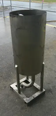 SPC9129  Tank 15 gallon vertical tank, Stainless Steel, conical