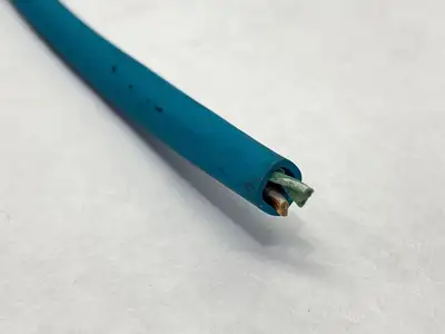 USED ALPHA WIRE SENSOR / ACTUATOR CORDSET MALE M12 4-PIN 64" CUT