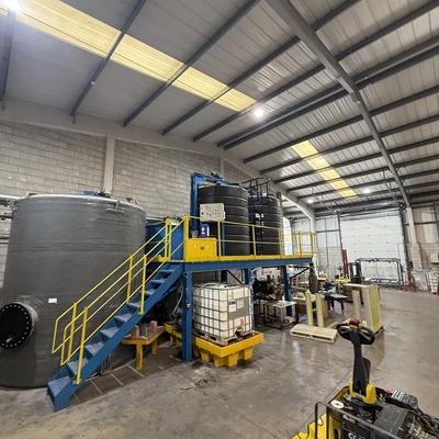 25,000L PVA holding tank with Stirrer