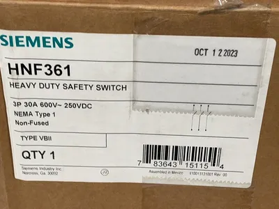 New | in-Stock SIEMENS HNF361 Circuit Breakers Ohio US | HGR 24 #1277765