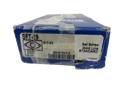 NEW SEALMASTER SFT-19 FLANGE BEARING 1-3/16" SFT19