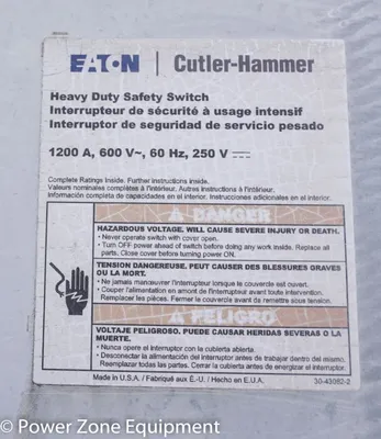USED EATON CUTLER-HAMMER