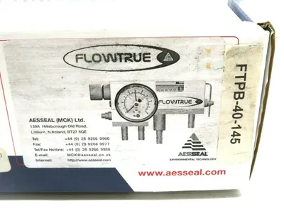 NEW AESSEAL FTPB-40-145 FLOWTRUE FLOWMETER FTPB40145