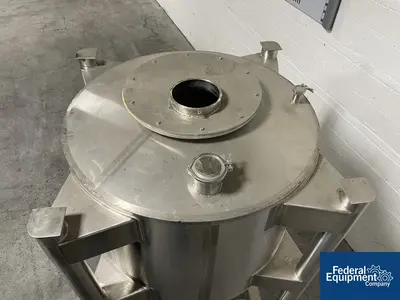 USED Custom Powder Systems 50 Cu Ft Custom Powder Systems Bin, S/S