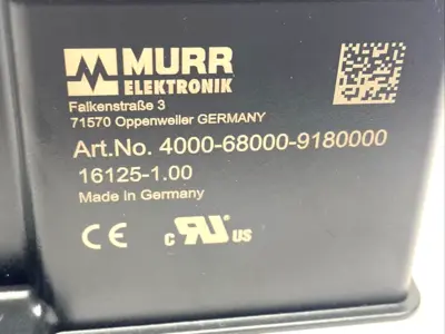 USED MURR ELEKTRONIK 4000-68000-9180000
