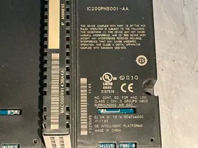 New | in-Stock GENERAL ELECTRIC IC200PNS001AA PLC Ethernet Equipment Ohio US | HGR 24 #1357350