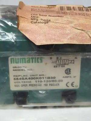 New | in-Stock NUMATICS 554SA400K011B30 Solenoid Valves Ohio US | Surplus Asset Holdings #1247683