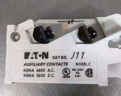 Eaton Cutler Hammer J11 Axiliary Contact Loc4E6