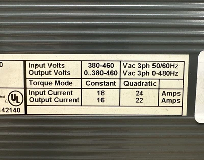 USED Eurotherm 584S/0075/400/0010/US/000/0000/000/B0/000/000