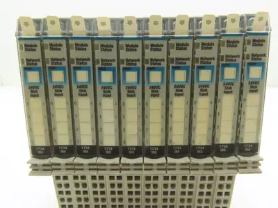 Allen Bradley 1734-IB8 Point I/O 8Pt Digital Input Module 24VDC Ser C Lot of 10