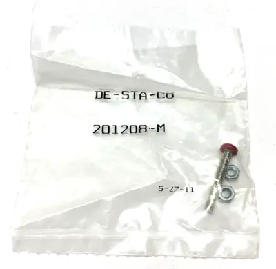 201208-M | Destaco  Replacement Spindle Flat-Tip Cap Bonded Neoprene - New