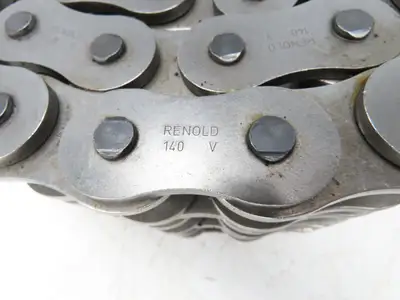 Renold 140 -3 V 3 Strand Roller Chain 1-3/4" Pitch Riveted 1" Rollers 10 Feet