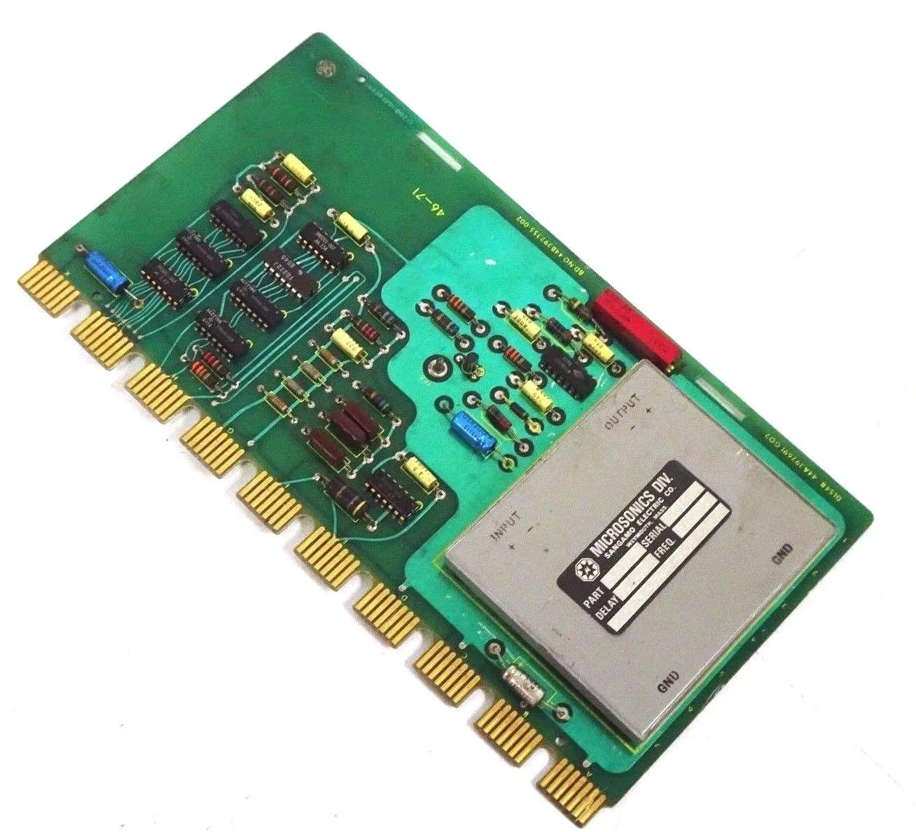 GENERAL ELECTRIC 44B392355-002 CIRCUIT BOARD WITH MICROSONICS 6470-3A MODULE