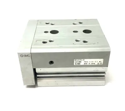 USED SMC GUIDED SLIDE TABLE CYLINDER 25MM BORE, 20MM STROKE