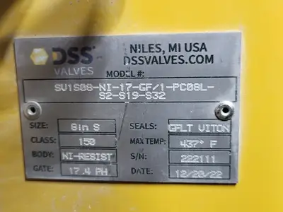 USED 2022 DSS SV1S08-NI-17-GF/1-PC08L-S2-S19-S32