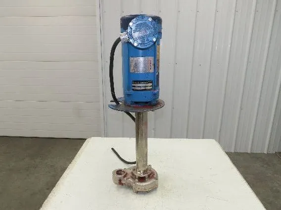 Graymills Superflo Agitator 1.5" Vertical Immersion Ink Tank Pump 2Hp 460V 3PH
