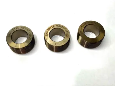 USED LMT FETTE THREAD ROLLERS M10-M12X1,5 2/56 1K LOT OF 3