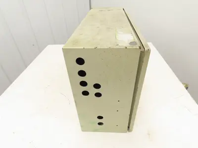 Rittal AE1039 Steel Electrical Enclosure with Backplate 600x380x210mm 24x15x8"