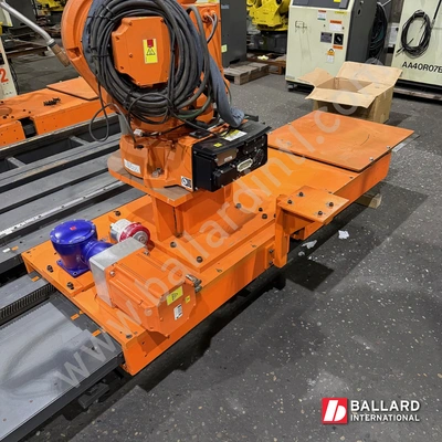ABB IRB 4600-20/2.5 Robot w/ IRC5 & Lincoln R450 Weld Package & IRBT 4004 Linear Rail -12m