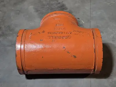 6" Grooved End Tee Pipe Fitting, Fig 519S