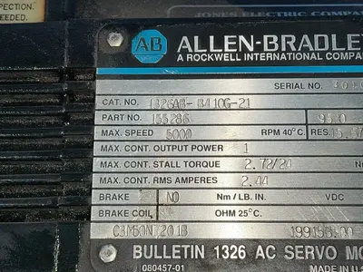 Used ALLENBRADLEY 1326ABB410G21 Motors (misc) Ohio US | HGR 24 #1507002