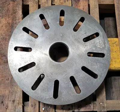 D1-6 LATHE PLATE – 14-1/2" WITH D1-6 MOUNT, 6 PINS