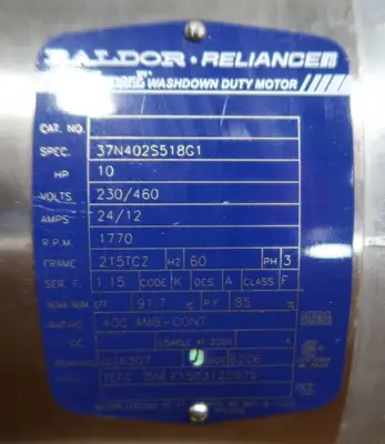 NEW BALDOR 37N402S518G1